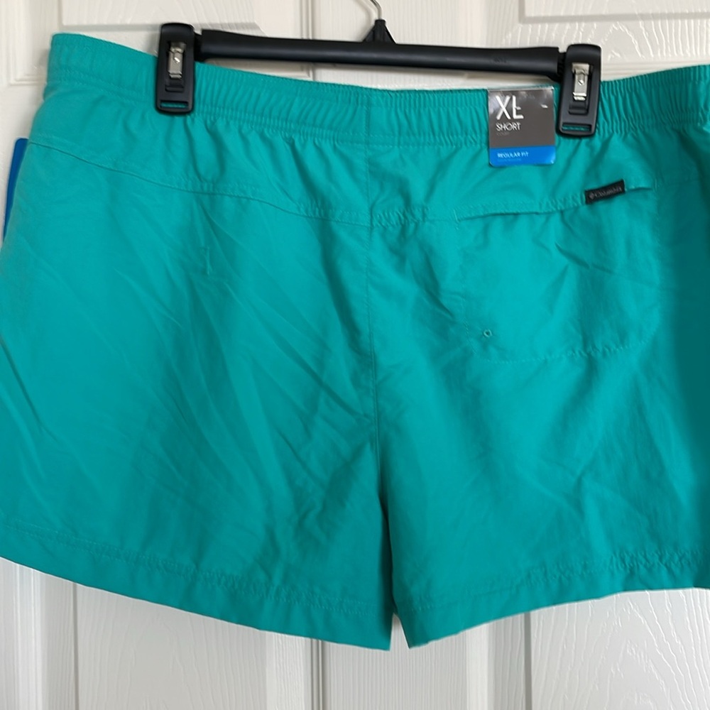 Columbia Women's Athletic Summer Shorts - Teal - Picture 3 of 8